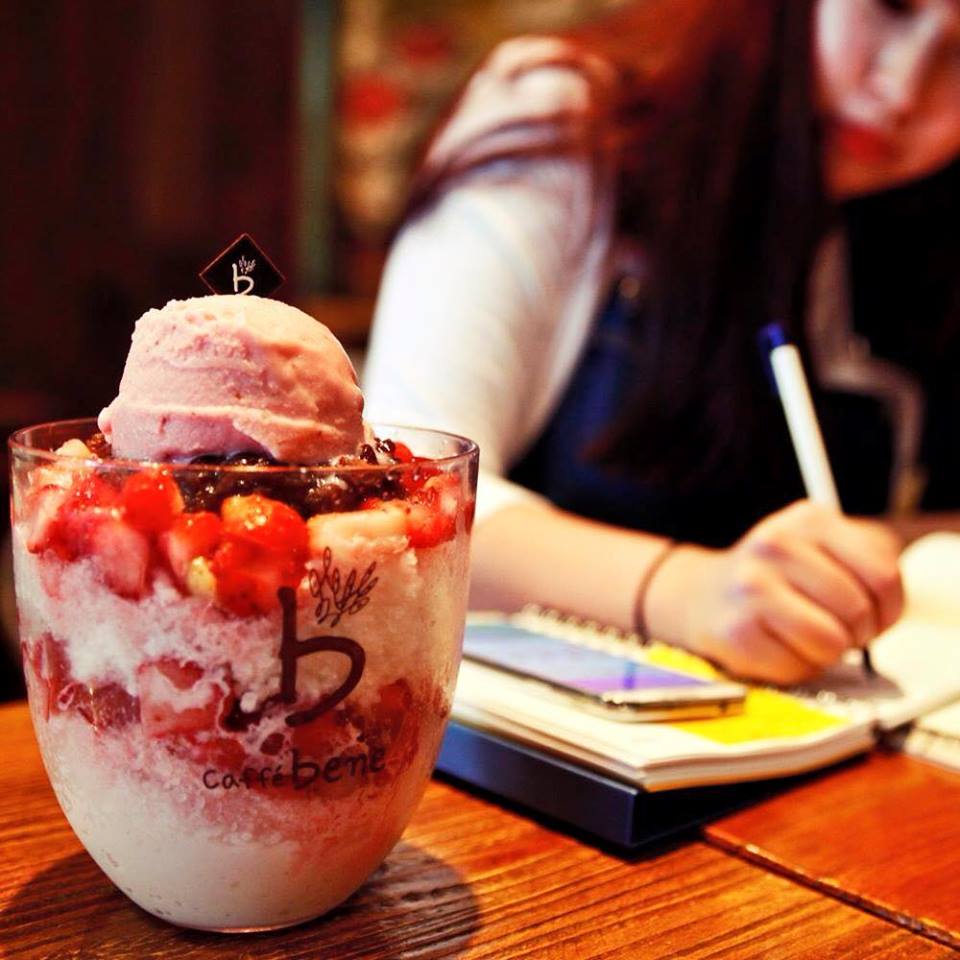 Strawberry Bingsu, Caffe Bene