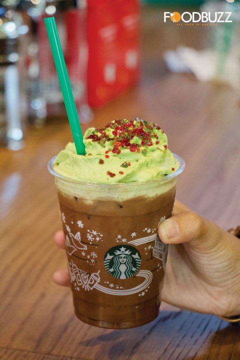 Christmas Tree Dark Mocha Frappuccino