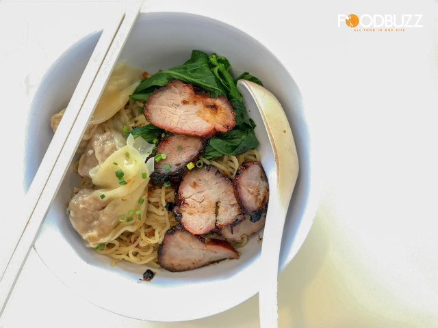 Another must-try beside their Chicken Rice, Dumpling Noodle with Char Siu Pork