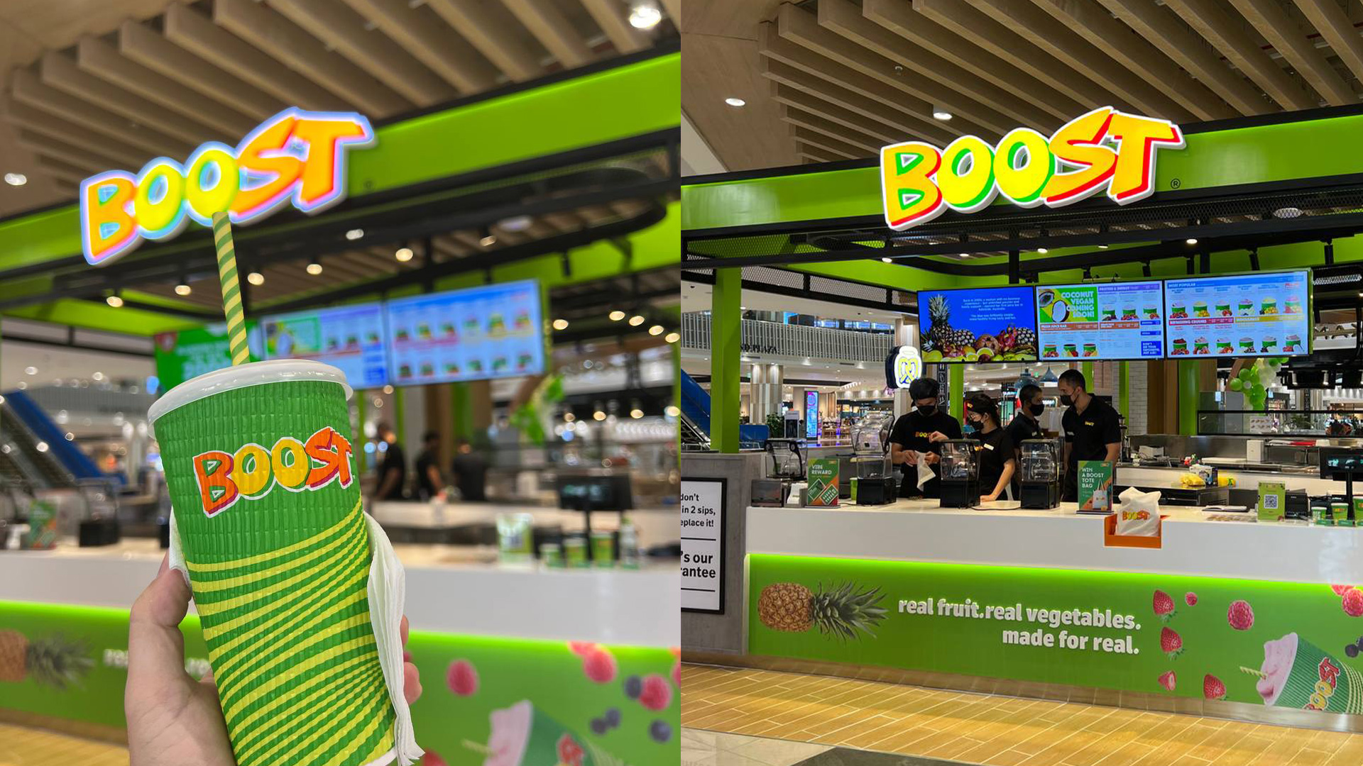 Boost Juice Launches First Store in Cambodia, Bringing Fresh Smoothies and 'Love Life' Philosophy to Aeon Mean Chey.