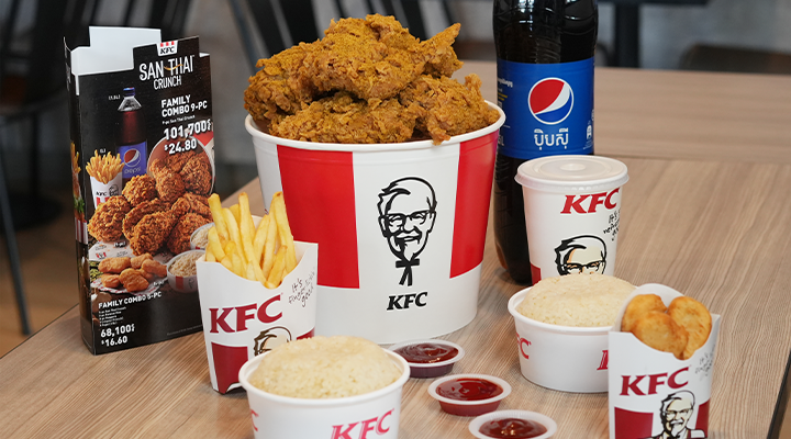 Introducing the new KFC San Thai Crunch seasoning - enjoy the perfect balance of crunchiness and crispiness in every bite!