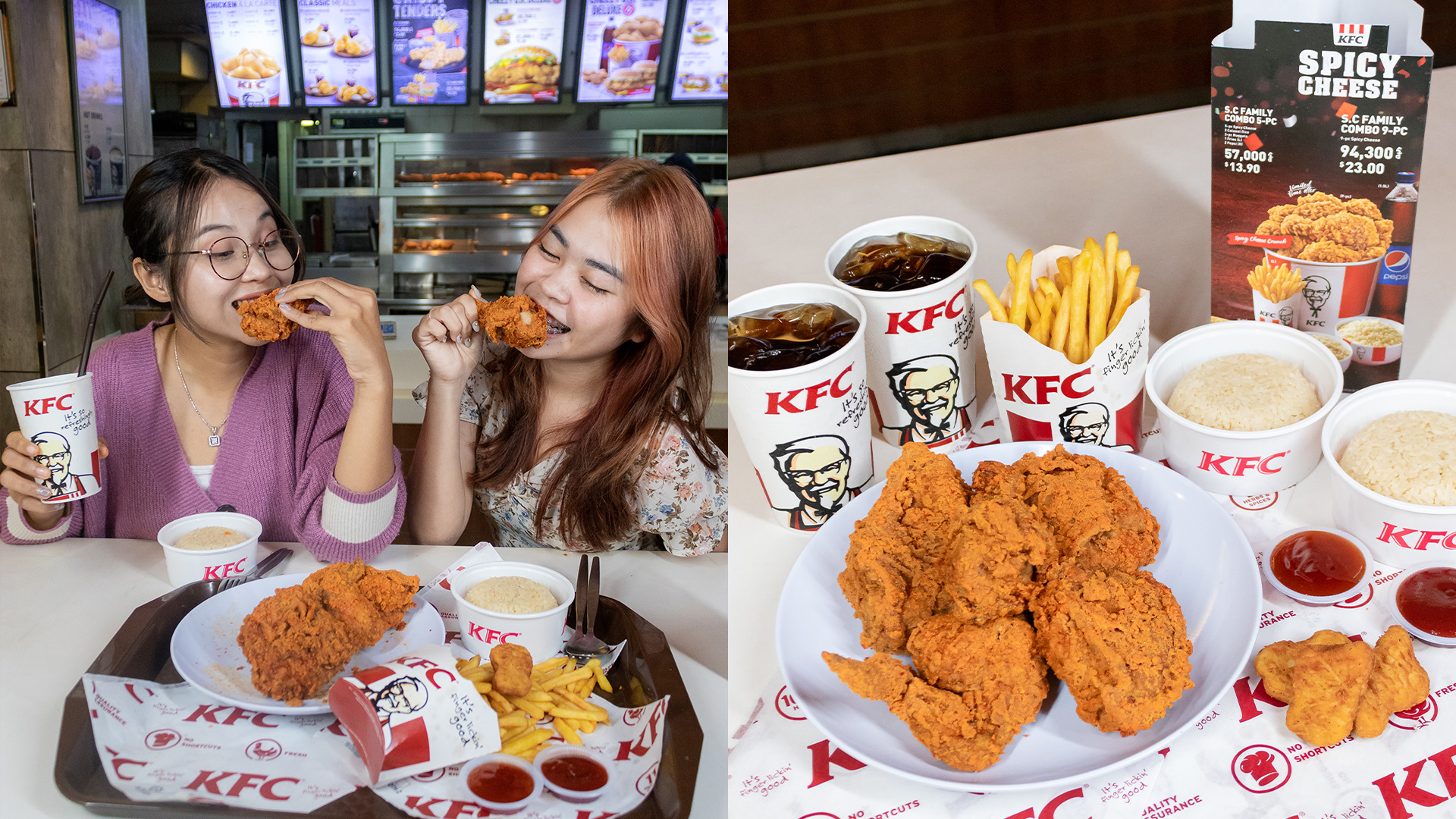 វ៉ោវ! ហឹរផង ស្រួយផង ជាមួយម៉ឺនុយថ្មី Spicy Smoky Crunch របស់ KFC!