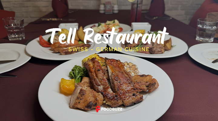 ប៊ូហ្វេបែបអឺរ៉ុបសម្រាប់អាហារថ្ងៃត្រង់នៅ Tell Restaurant 