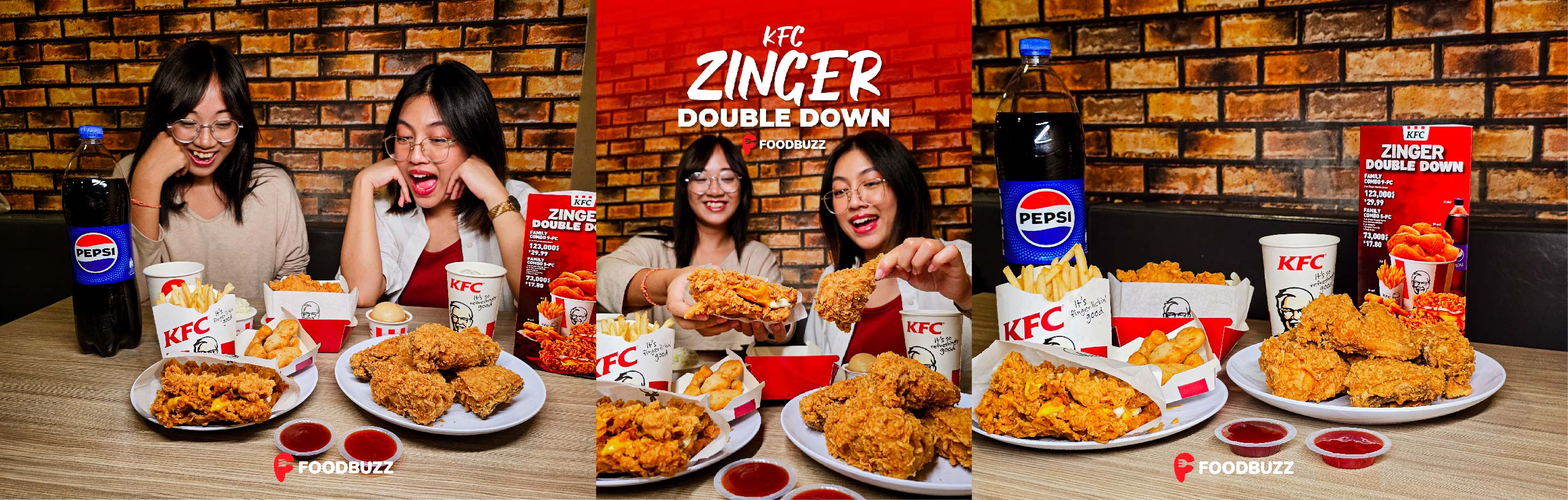 Zinger Double Down ត្រលប់មកវិញ ទៀតហើយ