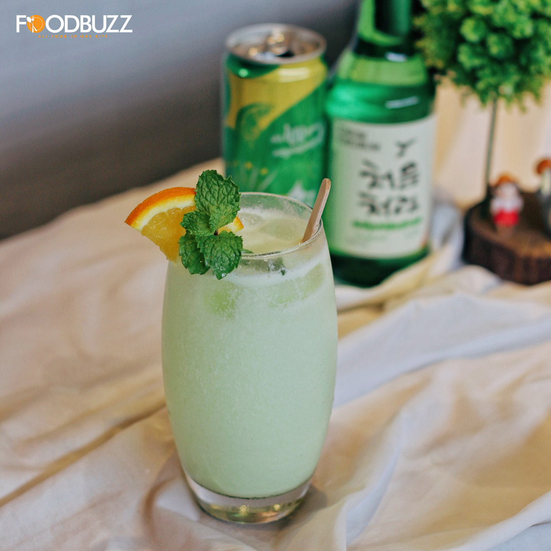 How to Make Soju Mixed with Melona Soju Cocktail