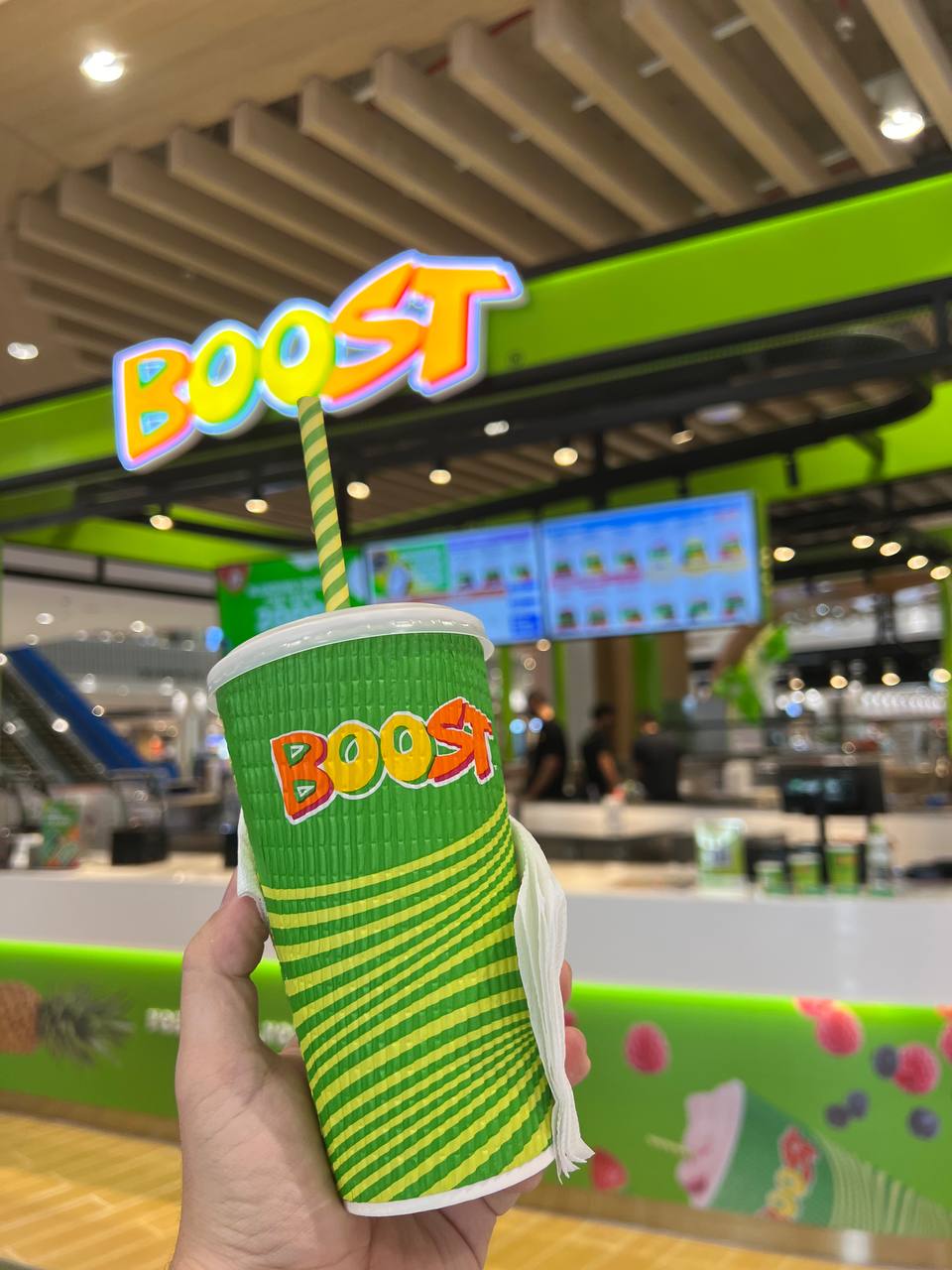 Which smoothie cup fits my Boost Juice smoothie?