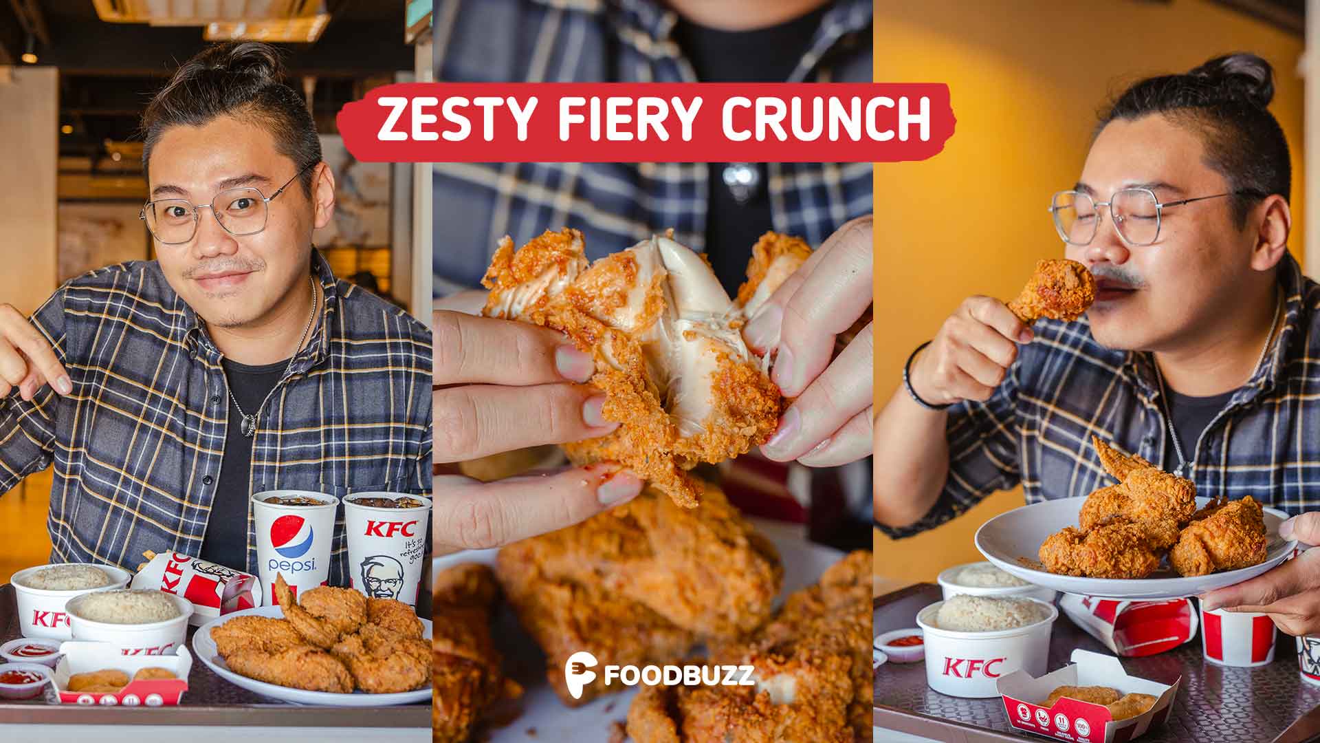 Kfc zesty crunch Savour Authentic