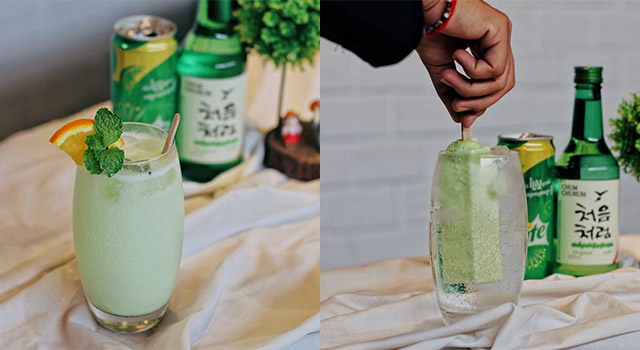 How to Make Soju Mixed with Melona Soju Cocktail