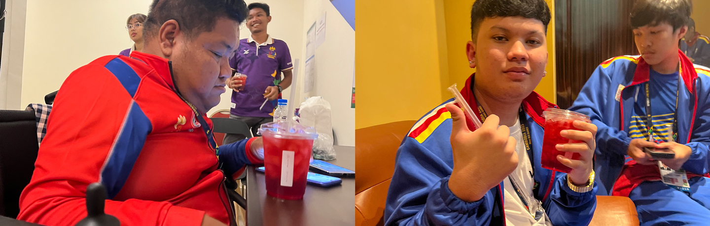 Date Note - Stories gave a huge support on drinks at ASEAN PARA E-SPORTS 2023