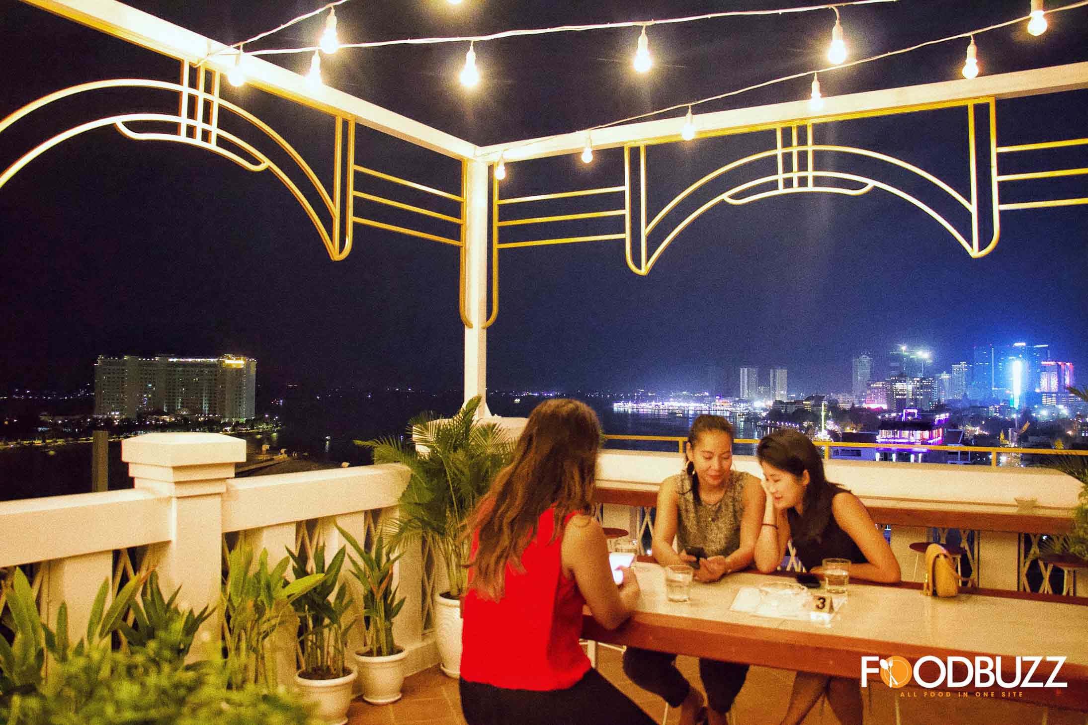 Chill out on the 12th floor of the Point Boutique Hotel